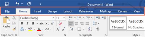And Microsoft Word Interface