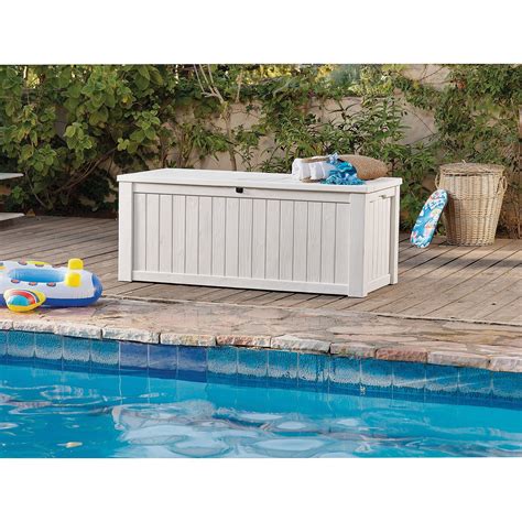 Maybe you would like to learn more about one of these? Rockwood 150-Gallon Outdoor Storage Deck Box, White - Sam ...