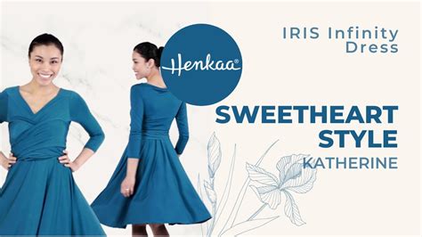 iris katherine sweetheart long sleeve convertible infinity wrap dress style tutorial henkaa