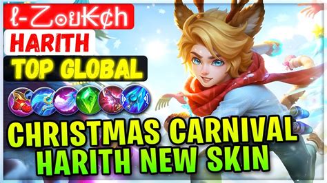 Christmas Carnival Harith New Skin Gameplay Top Global Harith