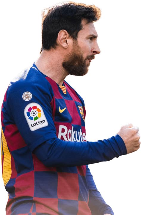 Lionel Messi Barcelona Football Render Footyrenders