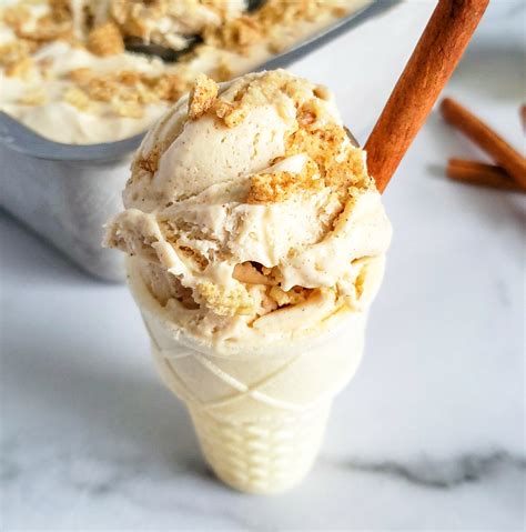 Brown Sugar Cinnamon Crunch No Churn Ice Cream Roses Whiskers