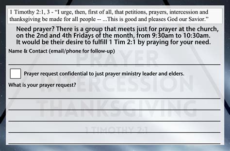 Need Prayer Cornerstone Baptist Church