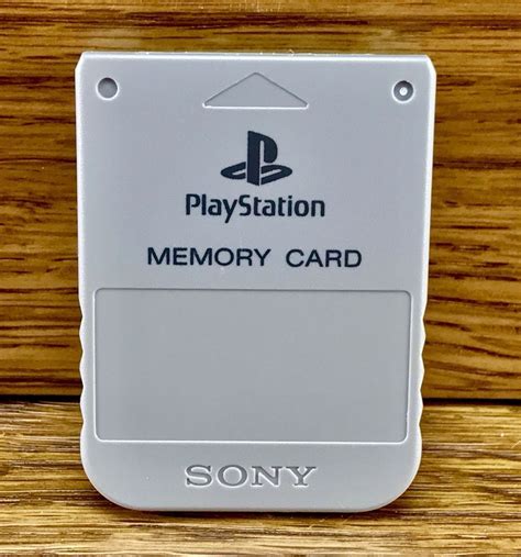 Sony Playstation 1 2 Memory Card Grey Official Original Superb