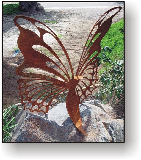 Butterfly 24 Metal Art Sculpture Garden Art By