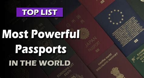 Top 10 Strongest And Most Powerful Passports In The World Of 2023