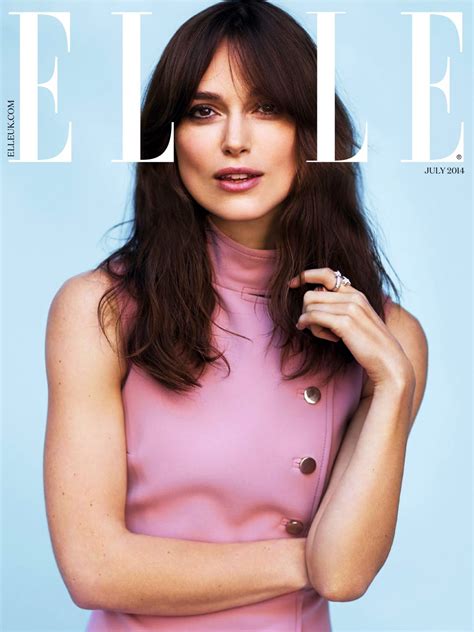 Keira Knightley Elle Magazine Uk July 2014 Issue Celebmafia