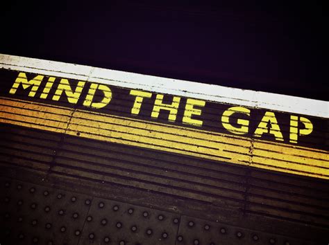 Mind The Gap Signage · Free Stock Photo