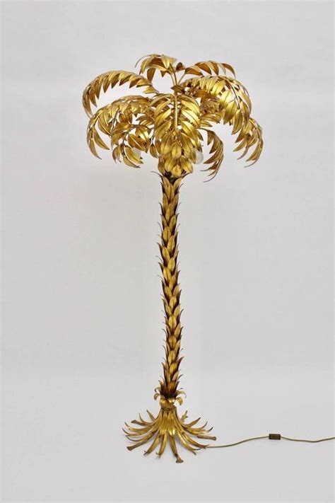 Design lamp shade cafer racer floor lamp scandinavian neon palm tree bear lamp lamp stand lamp room ceramic floor vase glow party backdrop. Golden Palm Tree Floor Lamp by Hans Kögl 1970s Germany at ...