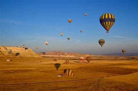 Hot Air Balloon Fly Over Cappadocia Is Known Around The World Editorial