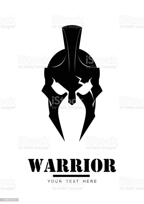 Download 14 arsenal logo free vectors. Warrior Logo Black Sparta Warrior Head Stock Illustration ...