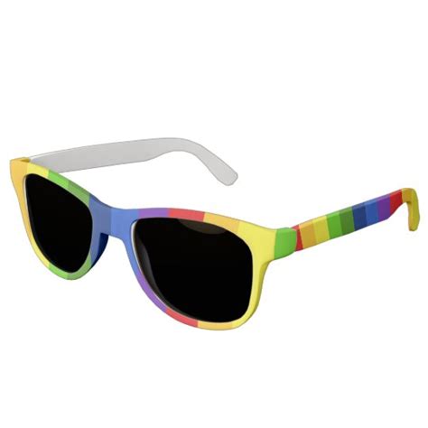 Gay Pride Rainbow Stripes Sunglasses