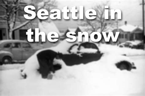 Photos The 1940s Snowstorm That Stopped Seattle
