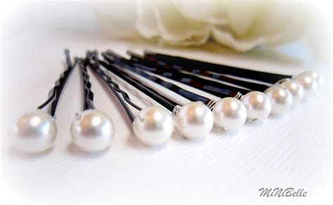 Bridal Hair Pins Pearl Bridal Hair Pins Simple Pearl Hair Etsy