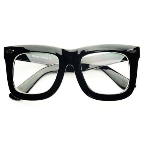 Large Retro Fashion Nerd Geek Style Thick Framed Clear Lens Wayfarer Glasses Frames Buy Online