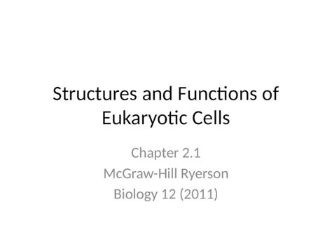Pptx Structures And Functions Of Eukaryotic Cells Dokumen Tips Hot Sex Picture