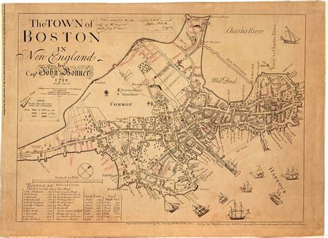 Historical Map Of Boston 1776 Draw A Topographic Map