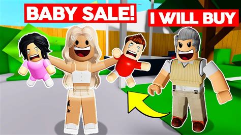 I Found A Lady Selling Babies In Roblox Youtube