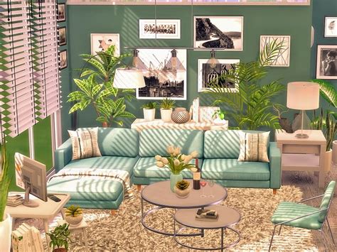 Sims 4 Urban Living Room By Flubs79 At Tsr The Sims Book