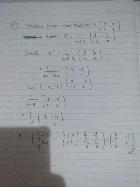 Soal Cerita Matriks Dan Jawabannya