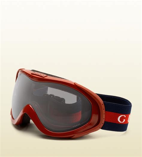 Lyst Gucci Red Ski Goggles In Red For Men