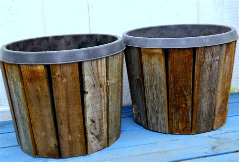 Their weight makes them good for hardening off seedlings outdoors where wind might topple look at the bottom of the pot for information about recyclability. Make The Best of Things: Pallet Wood Planter Covers DIY Part 1