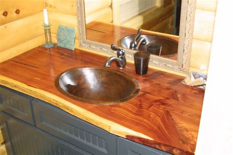 The bathroom is associated with the weekday morning rush, but it doesn't have to be. cedar Bathroom Vanities | ... Picture Finished Bathroom ...