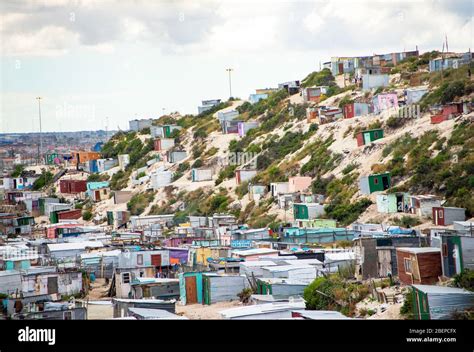 A View Of The Township Called Khayelitsha On The Outskirts Of Cape Town
