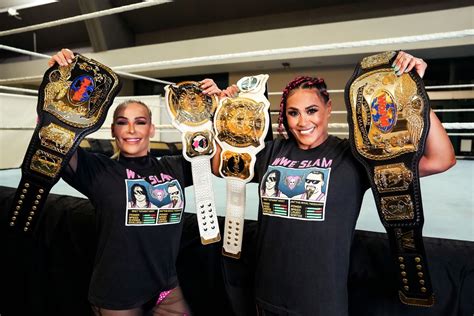 Woman Tag Team Champion Natalya Tamina Wwe Womens Tamina Snuka