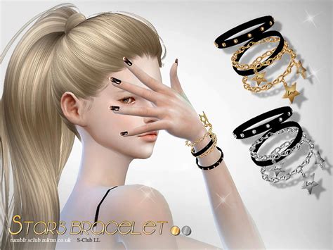 Sims 4 Ccs The Best Bracelet By S Club