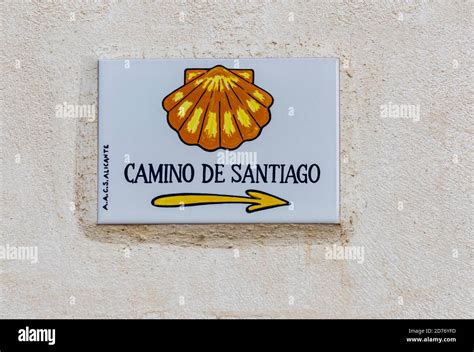 Camino De Santiago Sign High Resolution Stock Photography And Images