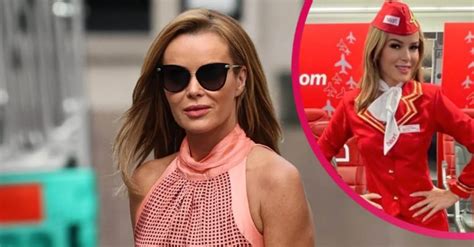 Amanda Holden Delights Instagram As She Dresses As Sexy Air Hostess
