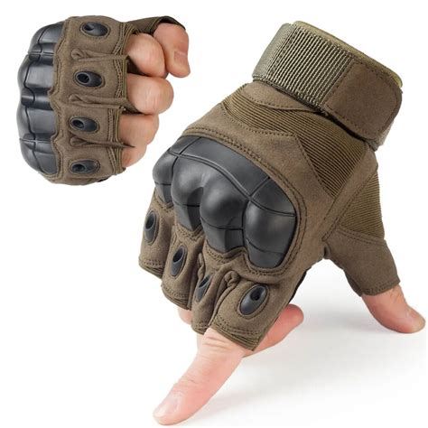 Tactical Gloves Military Army Combat Fingerless Airsoft Shooting