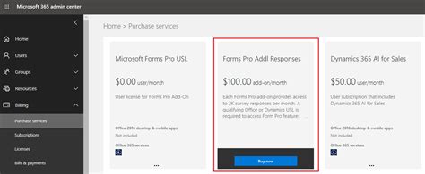 Microsoft forms is a simple, lightweight app that lets you easily create surveys, quizzes, and polls. Purchase Microsoft Forms Pro and additional license ...