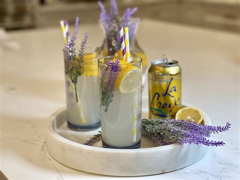 Sparkling Lavender Lemonade Joy Bauer