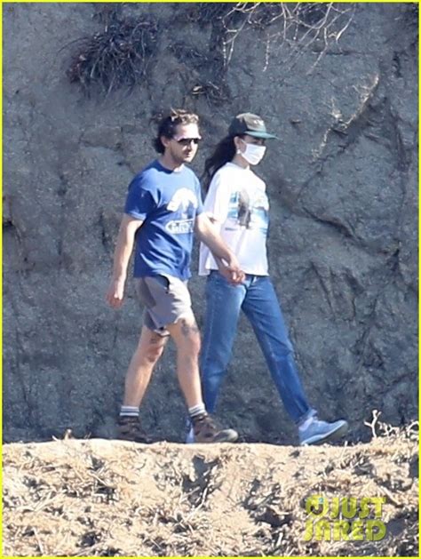 Shia Labeouf Margaret Qualley Hold Hands On A Post Christmas Hike Photo Shia