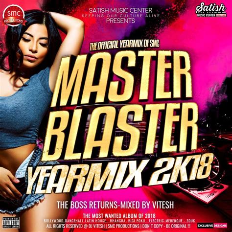 Master Blaster Yearmix 2018 Remixed By Dj Vitesh Satish Music Center