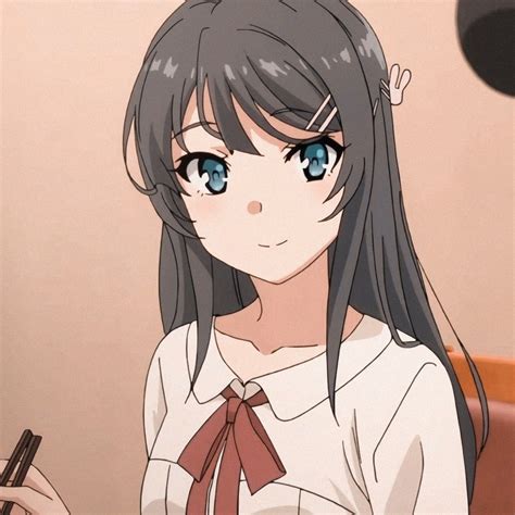 Mai Sakurajima Icon 🌸 Cute Anime Character Mai Sakurajima Bunny Girl