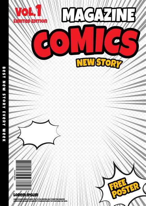 photo booth idea similar to comic page but comic cover fill in white seamless with comic cover