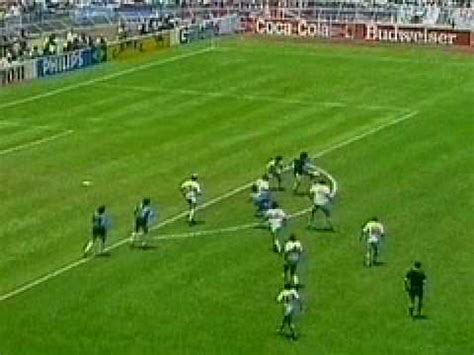 The englishman raves about the 'goal of the century'. Maradona hand of god - YouTube