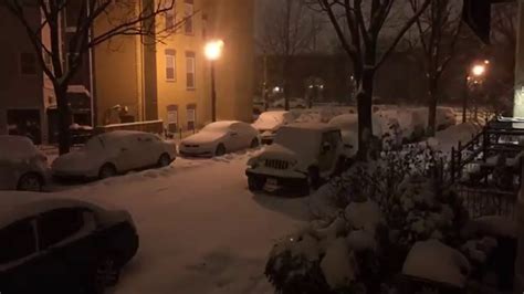 Dc Snowstorm Time Lapse Youtube