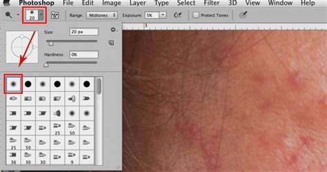 Popular Tools In Photoshop Dodge And Burn