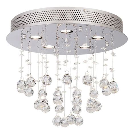 Vienna Full Spectrum Crystal Ball 15 Wide Ceiling Fixture