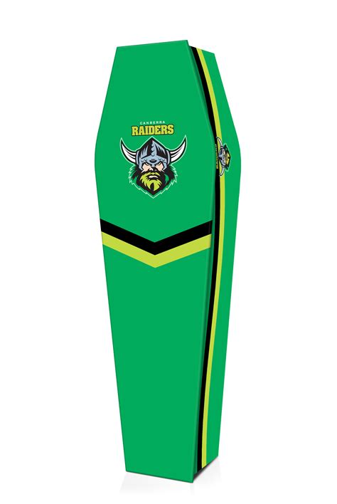 The canberra raiders are an australian professional rugby league football club based in the national capital city of canberra the raiders' current home ground is canberra stadium in bruce. Canberra Raiders Custom Coffin Design | Expression Coffins