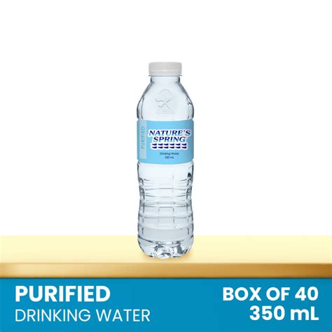 Natures Spring Purified Water 350 Ml Lazada Ph