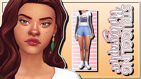 The Sims 4 Struggling Photographer 📷 Cas And Lookbook