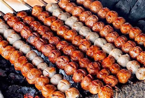 In malang, bakso bakar (roasted bakso) is also popular. 4 Spot Bakso Bakar yang Bikin Orang Ingat Malang