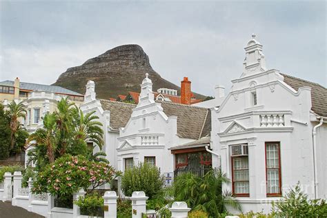 Cape Dutch Architecture In Cape Town South Africa Photograph By