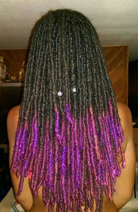 A better head of hair starts here. LOC STYLES | Locs hairstyles, Hair styles, Dyed dreads