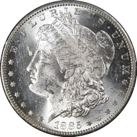 1885 S 1 Morgan Silver Dollar Us Coin Bu Uncirculated Mint State Ebay